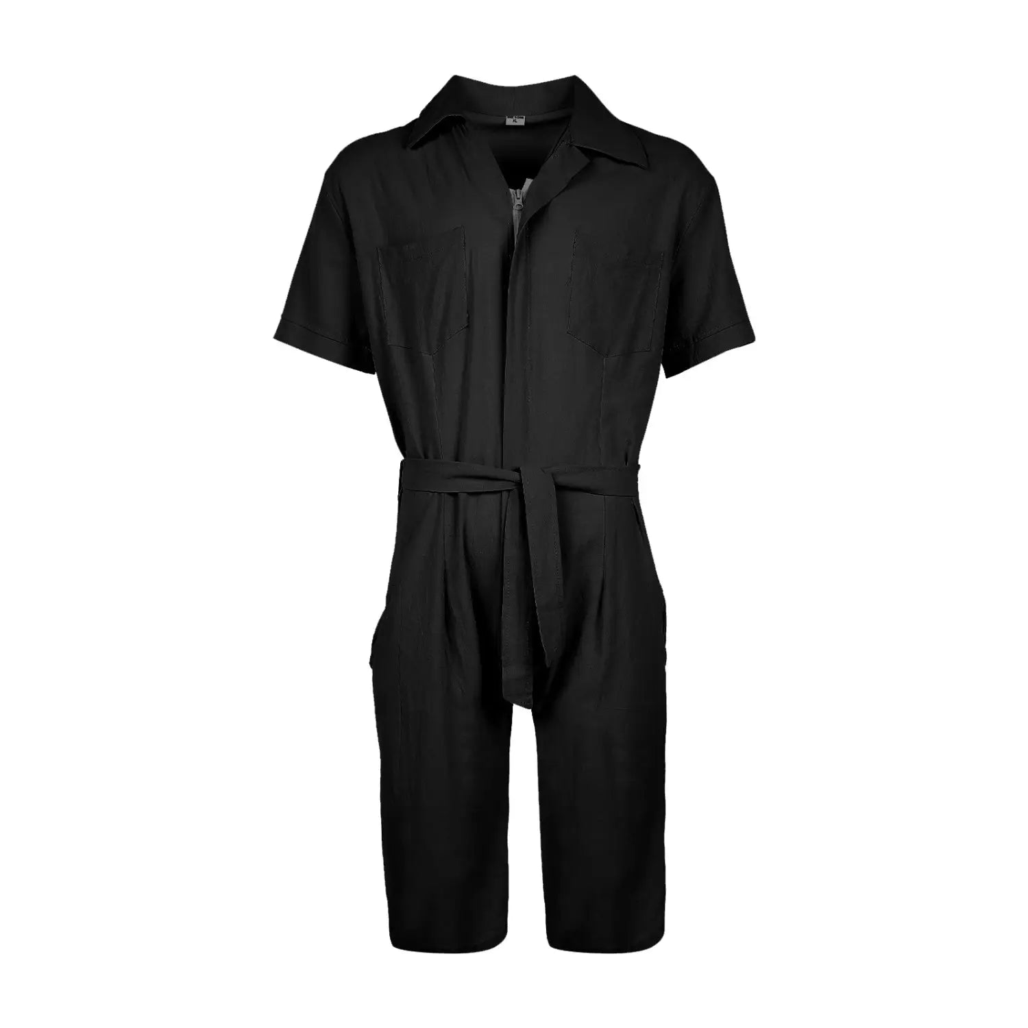 Casual Sports Jumpsuit Suit Men’s Loose Short Sleeve T-shirt Shorts Set Suit