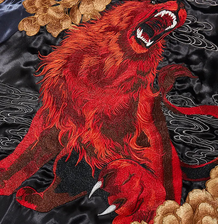 Heavy Industry Lion King Embroidery Jacket Male