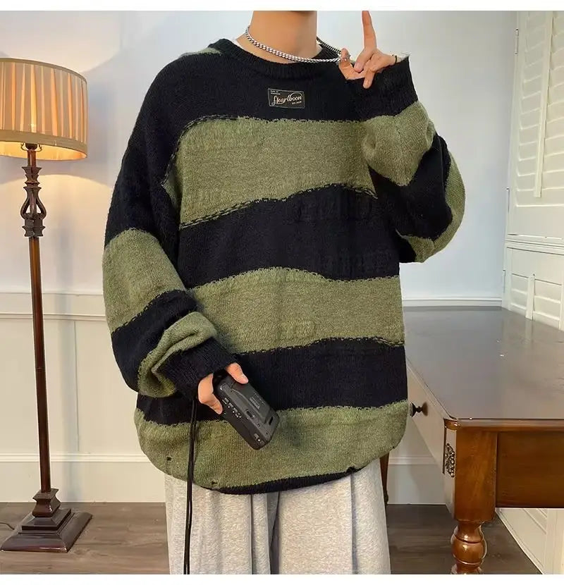 Simple All-match Round Neck Pullover Sweater