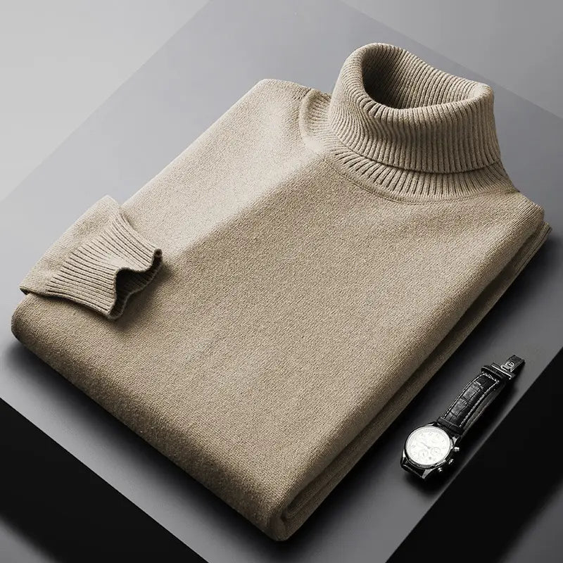 High Collar Warm Sweater Bottoming Shirt