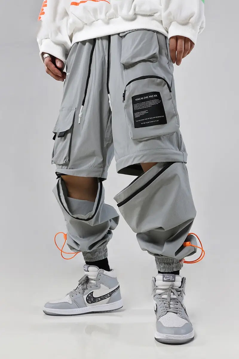 Workwear casual pants three-dimensional multi-pocket loose