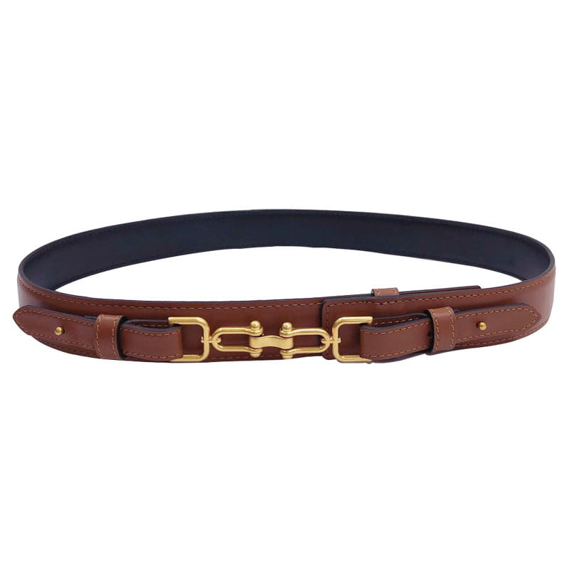 All Match Cowhide Waist Wide Girdle