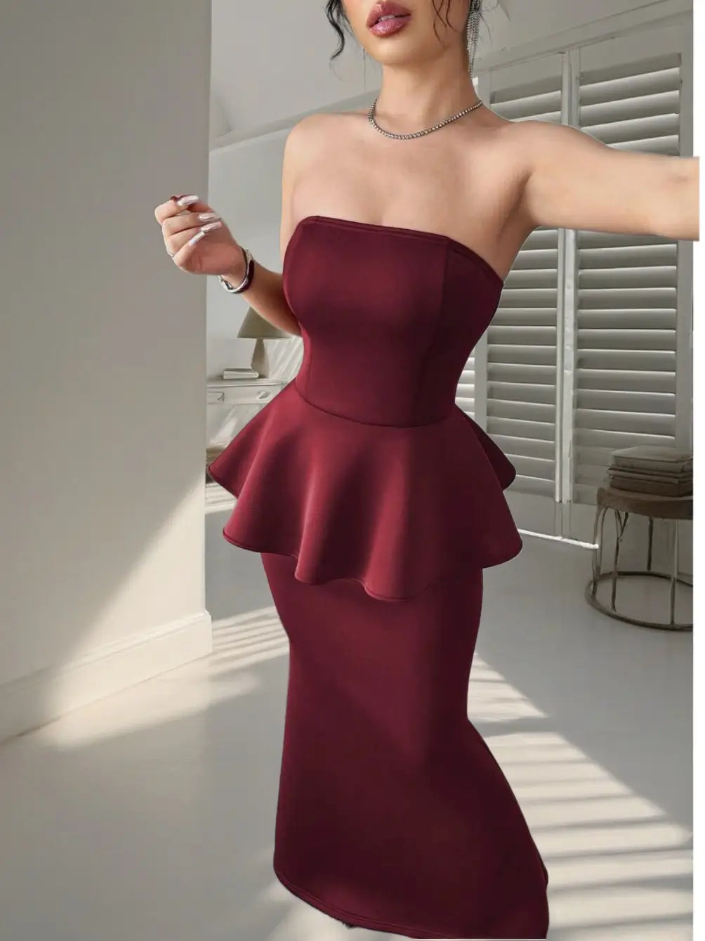 Sultry Sleeveless Skirt Global Luxury Fashion Online