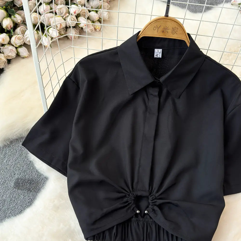 Summer French Minority Design Blouse Shirt For Women