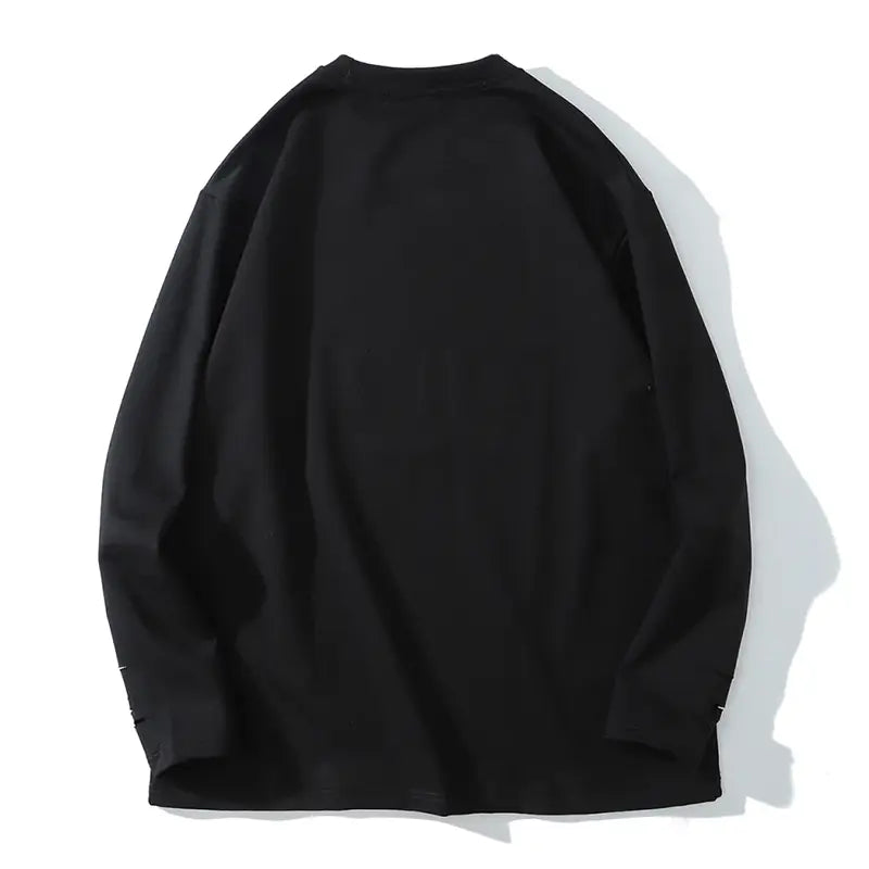 Loose two-dimensional cartoon long sleeves