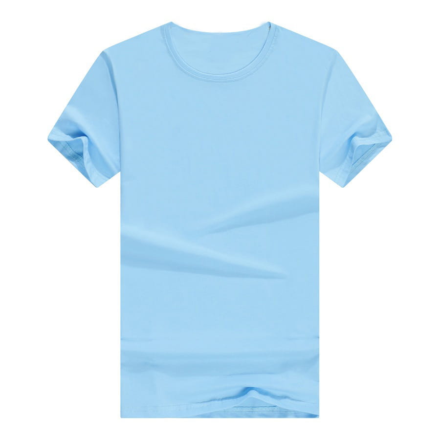 Men’s And Women’s Same Summer Pure Cotton Round Neck T-shirt