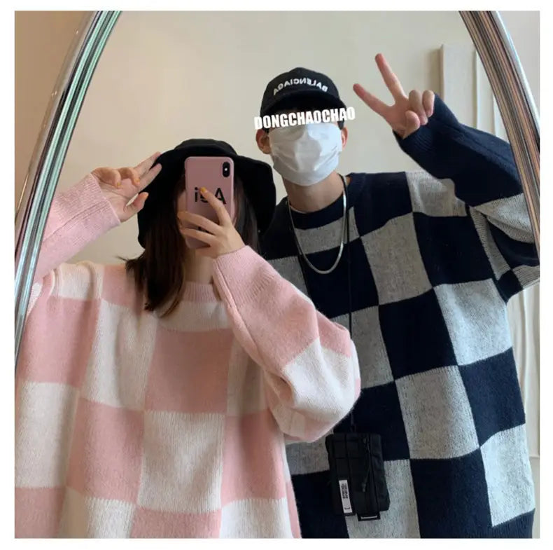 Loose And Idle Autumn And Winter Thickening Cotton Knitwear
