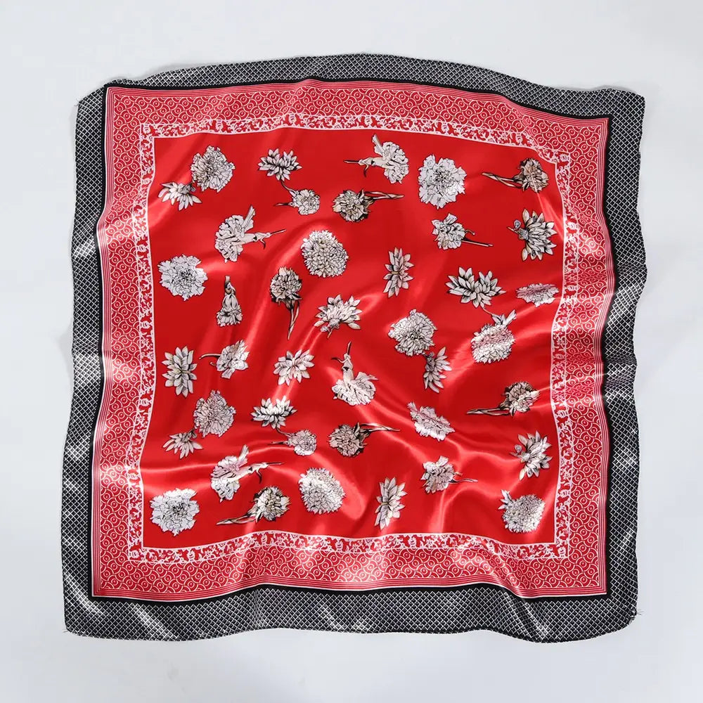 Square Towel Satin Business Work Clothes Small Scarf