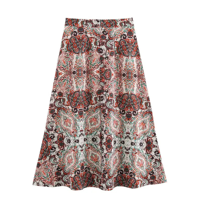 Printed Vacation Style Printed Two-piece Sling