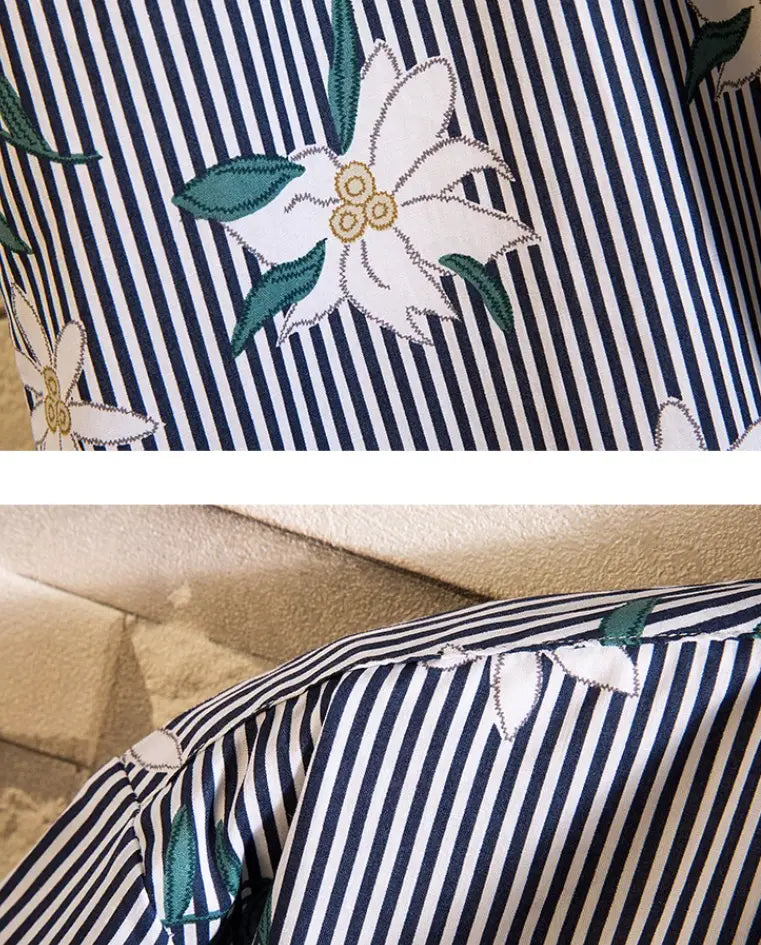 Fashion Casual Floral Shirt For Men