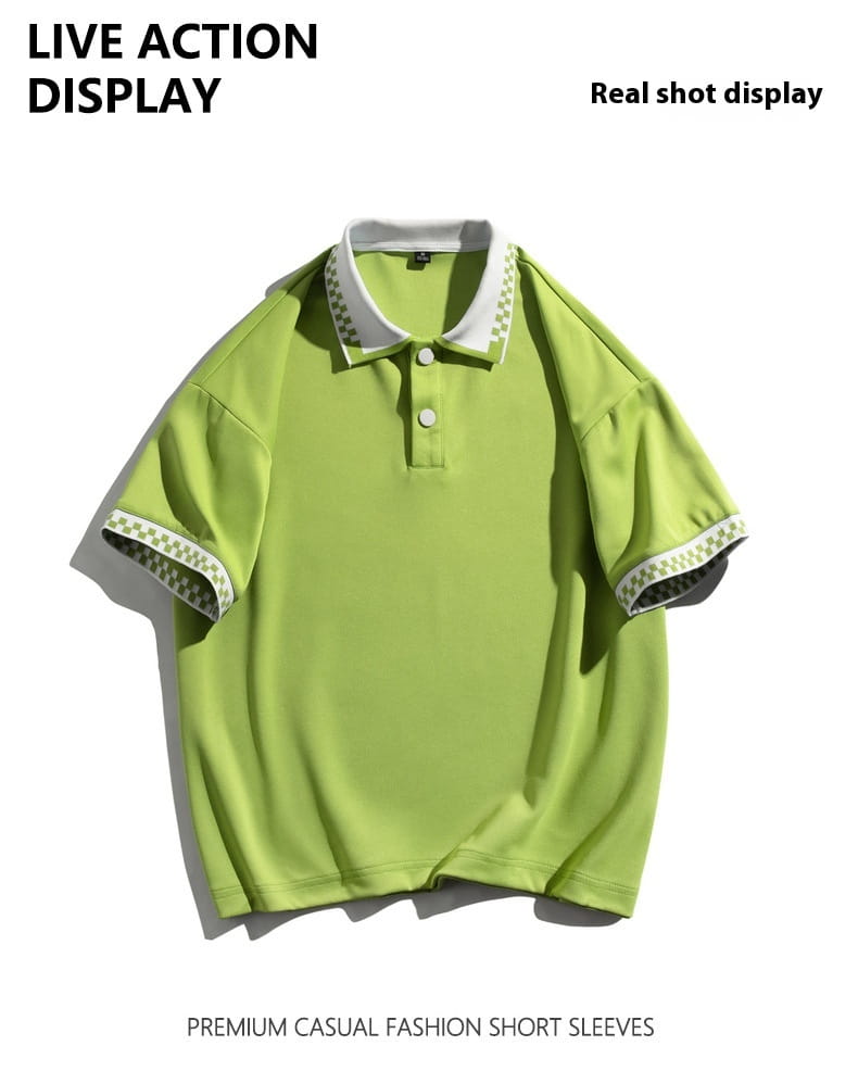 Trendy Simple Fashion Summer New Short-sleeved T-shirt For Men