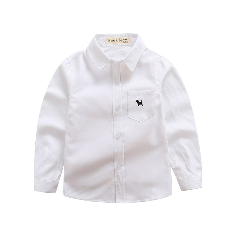 Children’s Shirts Boys’ Long-sleeved Shirts