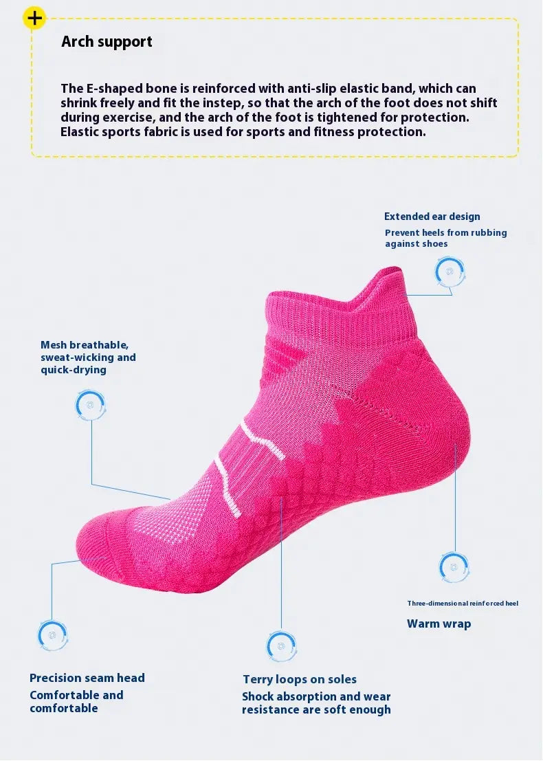 Outdoor Towel Bottom Couple Professional Socks For Running