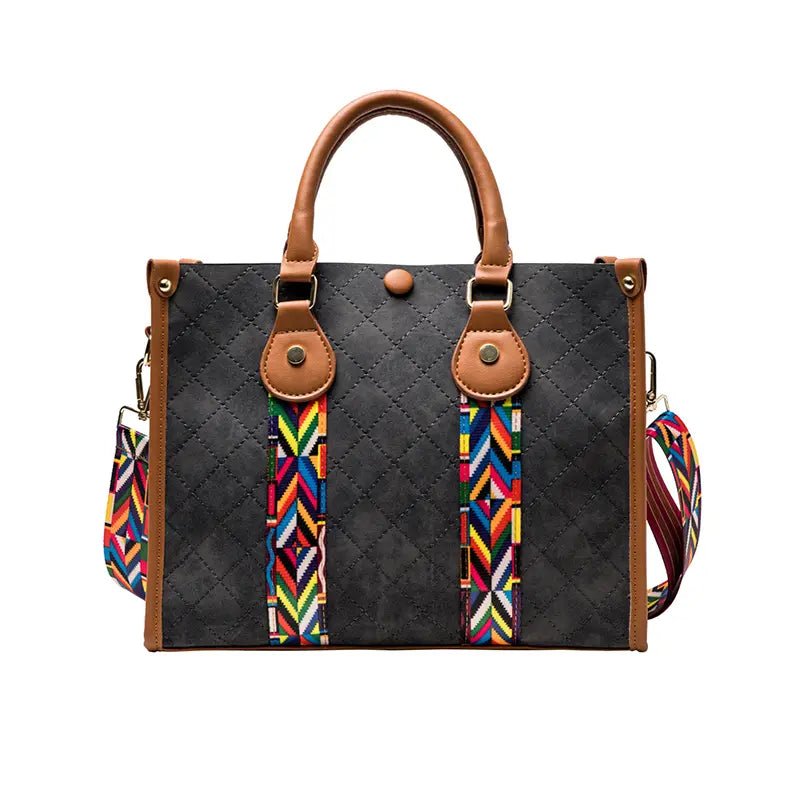 Unleash Luxury Cowhide Shoulder Strap Style