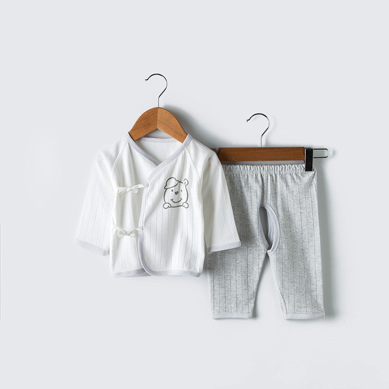 Baby warm clothes suit - Blue / 66cm