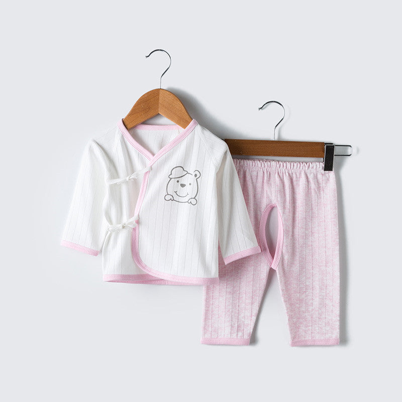 Baby warm clothes suit - Blue / 66cm