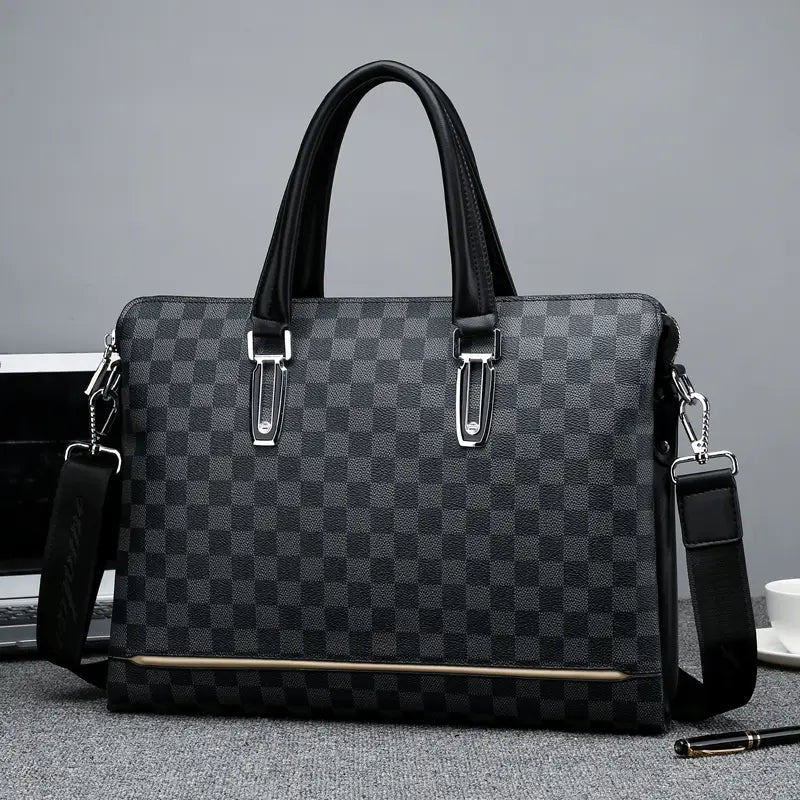 Geometric Leather: High-End Fashion Online