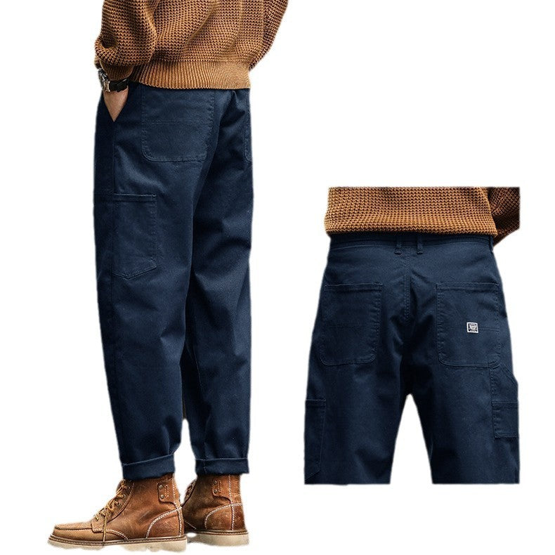 Trendy Men’s Clothing Retro Overalls Fashion Brand