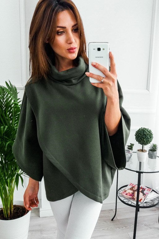 Women Autumn Winter Clothes Warm Clothes Sweatshirt - Green / M