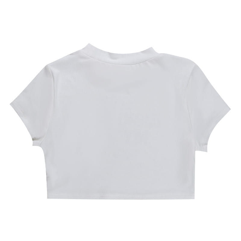 Casual Slim Fit All-match Letters Printed Minicoat