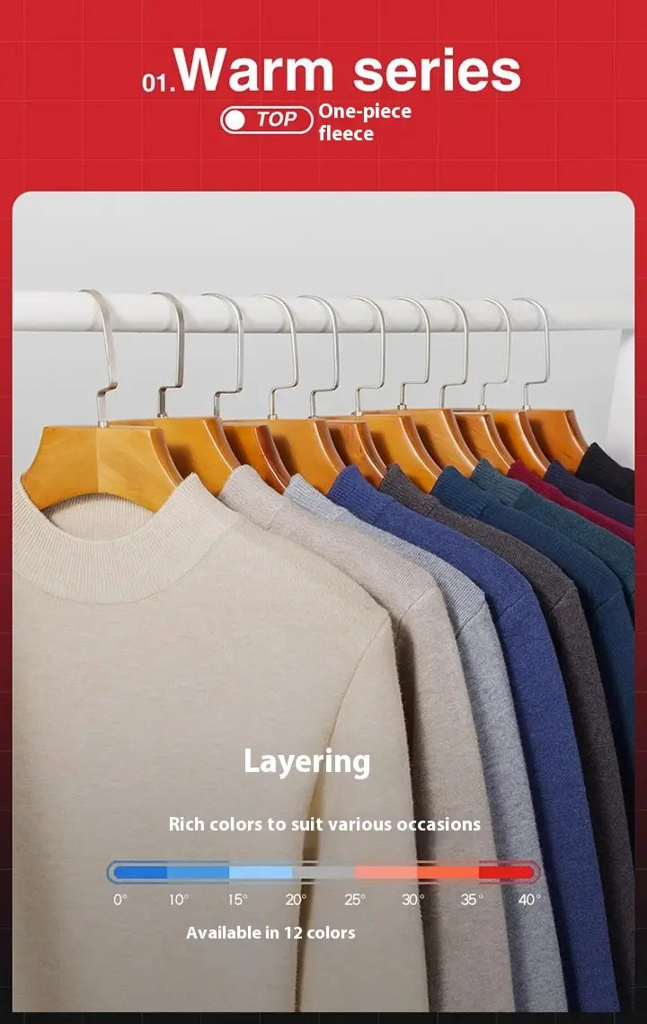 High Collar Warm Sweater Bottoming Shirt
