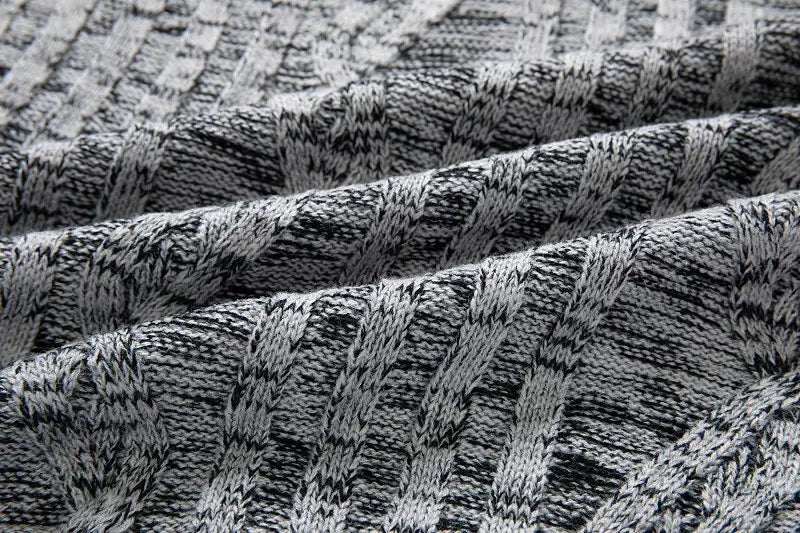 Horn Button Slim Fit Men’s Sweater