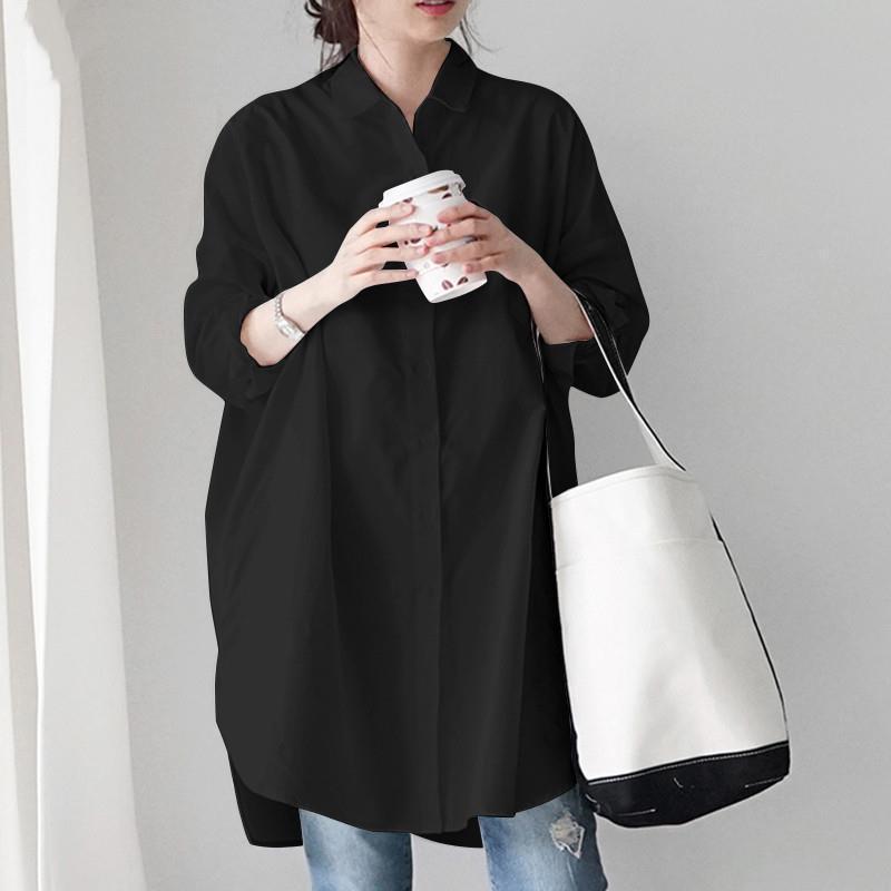 Women’s Long Sleeve Loose Casual Irregular Top