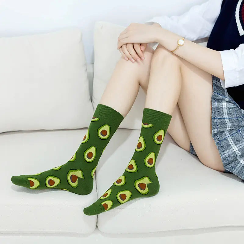 Men’s And Women’s Fashion Animal Jacquard Socks