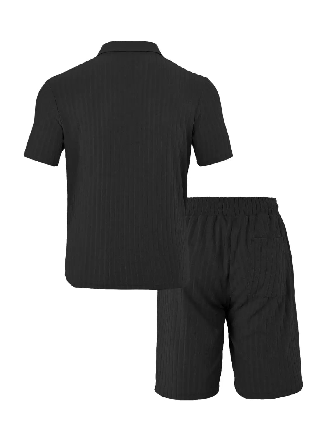 Men’s Breathable Figured Cloth Crew Neck Casual Sports Suit