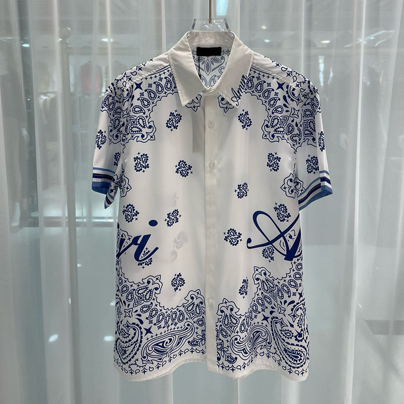 Men’s Fashion Casual Beach Shirt Shorts Suit