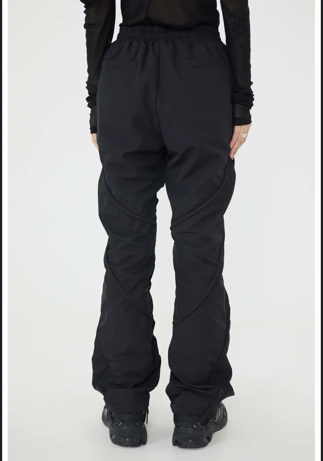 Men’s Pleated Straight Tube Loose Street High Street Sports Casual Pants