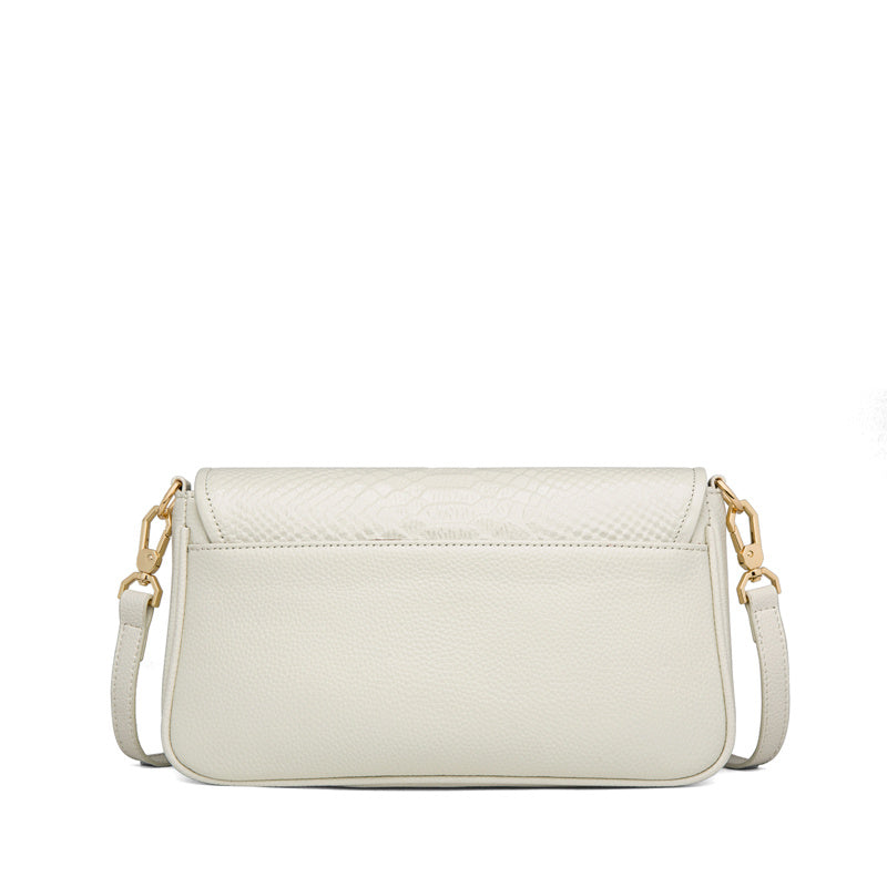 Beige Leather Crossbody Bag High End Fashion Online - Beige