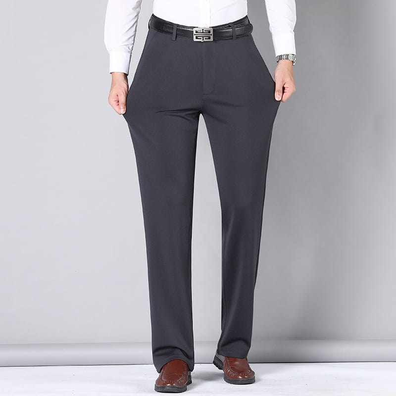 Loose Straight Men’s Business Casual Pants