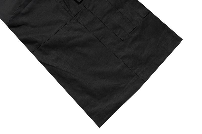 High Street Loose Wide Leg Slightly Flared Multi-pocket Detachable Overalls