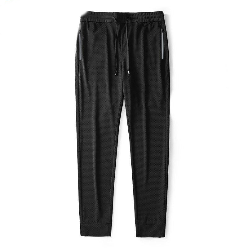 Men’s Casual Thin Leggings For Middle-aged And Elderly People - Black / M