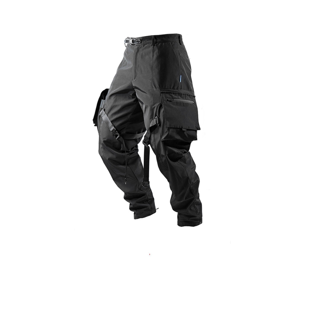 Waterproof Locomotive Tapered Ankle Pants - Black / M
