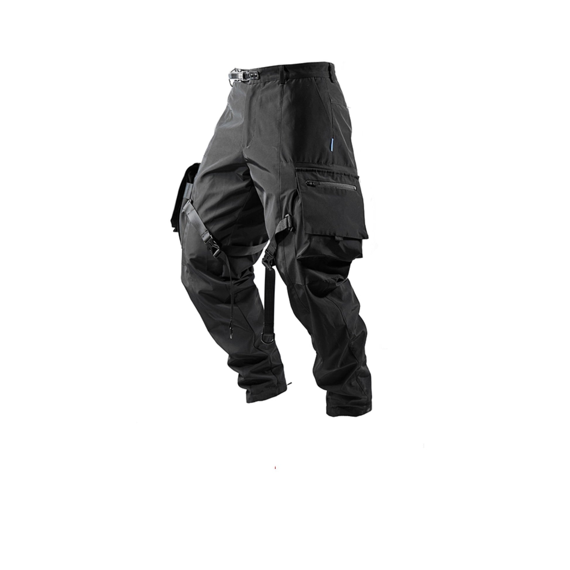 Waterproof Locomotive Tapered Ankle Pants - Black / M