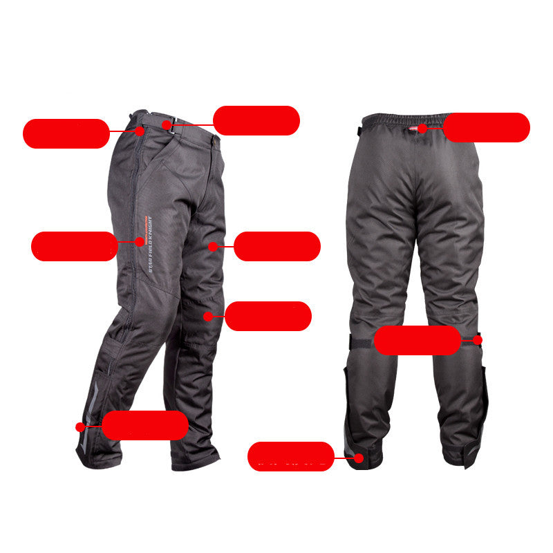 Men’s Anti-fall Motorcycle Cycling Clothes Warm Pants And Trousers