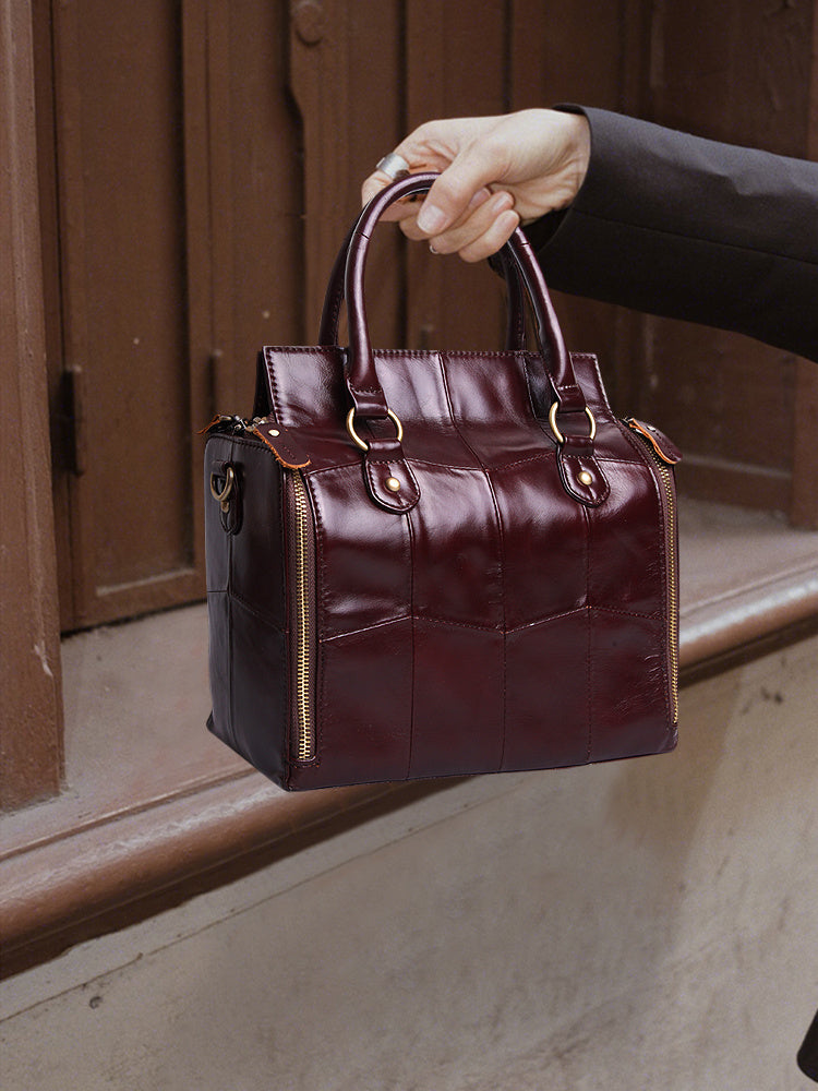 Bohemian Brown Leather Tablet Bag Luxury Clothing Find High-End Fashion Online