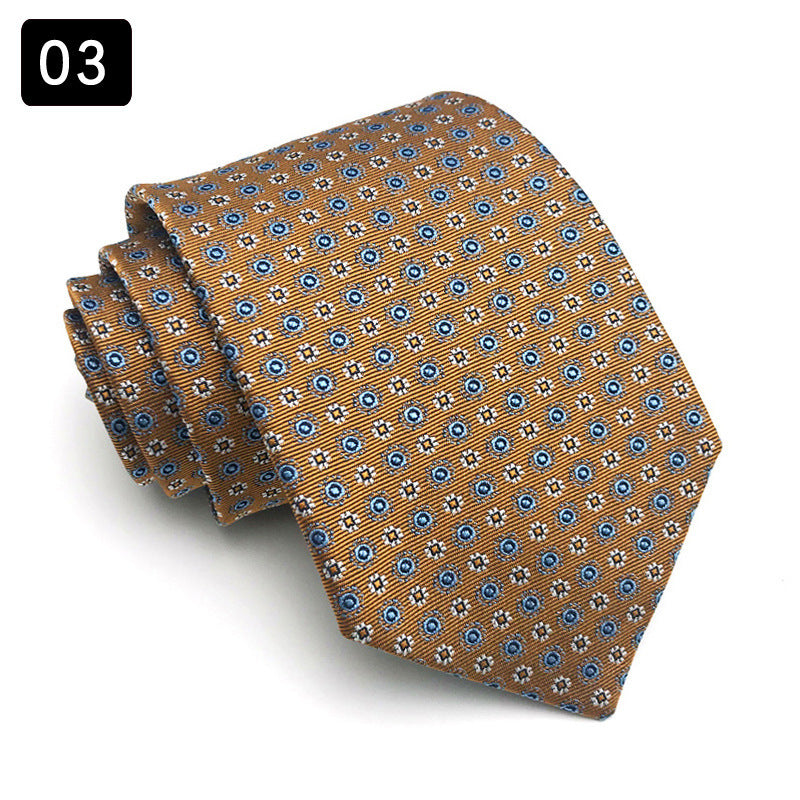 Tie Men’s Formal Wear Business Stripes Business Shirt - 03style