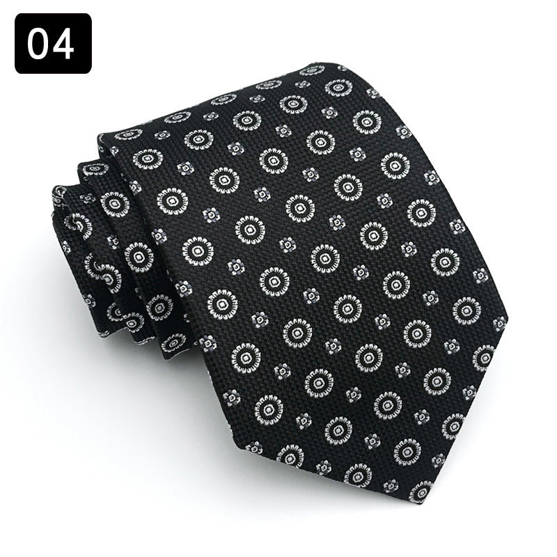 Tie Men’s Formal Wear Business Stripes Business Shirt - 04style