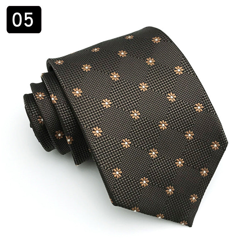Tie Men’s Formal Wear Business Stripes Business Shirt - 05style