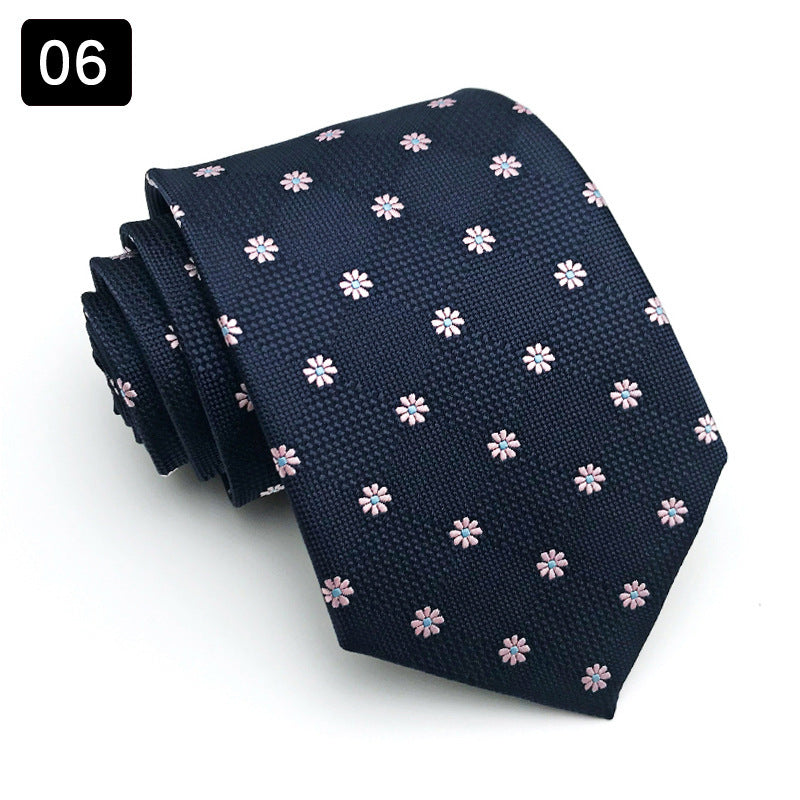 Tie Men’s Formal Wear Business Stripes Business Shirt - 06style