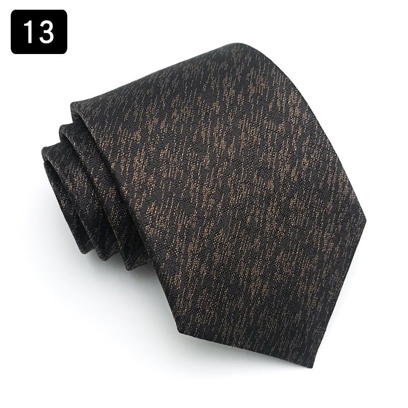 Tie Men’s Formal Wear Business Stripes Business Shirt - 13style