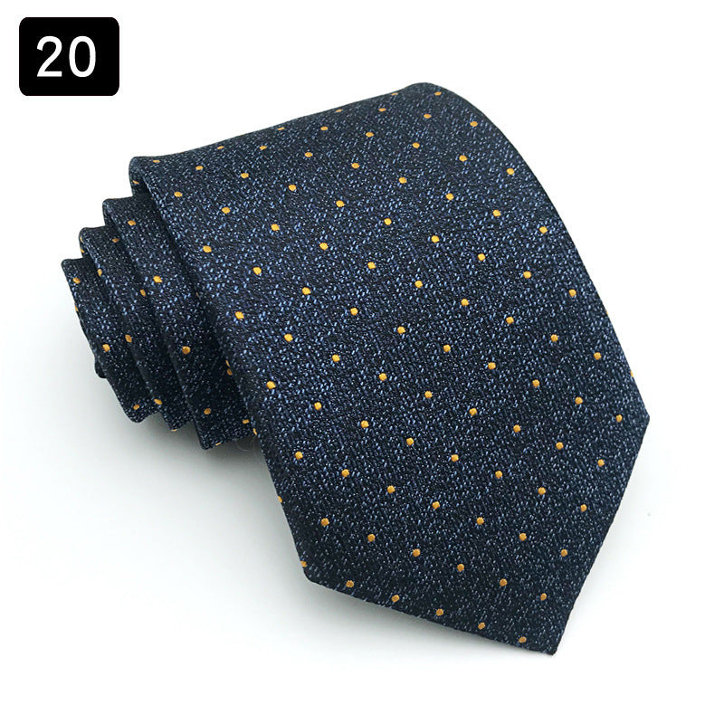 Tie Men’s Formal Wear Business Stripes Business Shirt - 20style