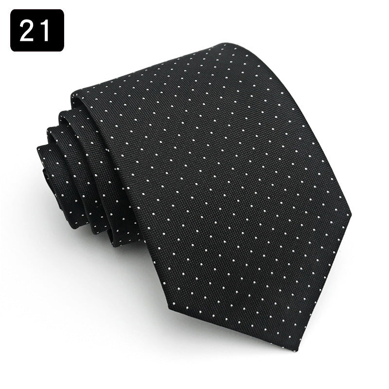 Tie Men’s Formal Wear Business Stripes Business Shirt - 21style