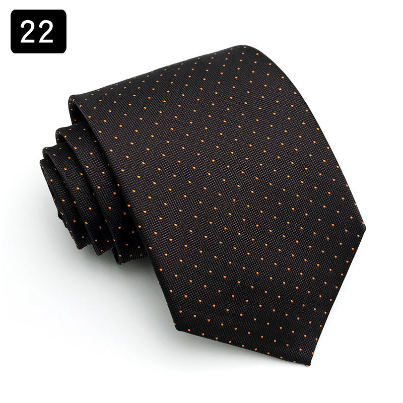Tie Men’s Formal Wear Business Stripes Business Shirt - 22style