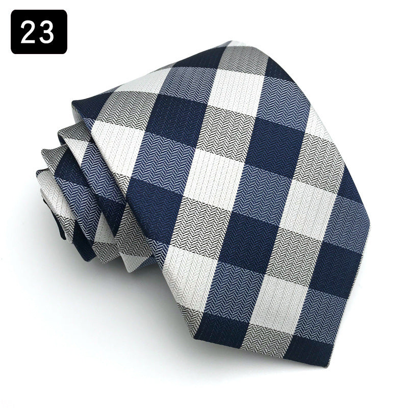 Tie Men’s Formal Wear Business Stripes Business Shirt - 23style
