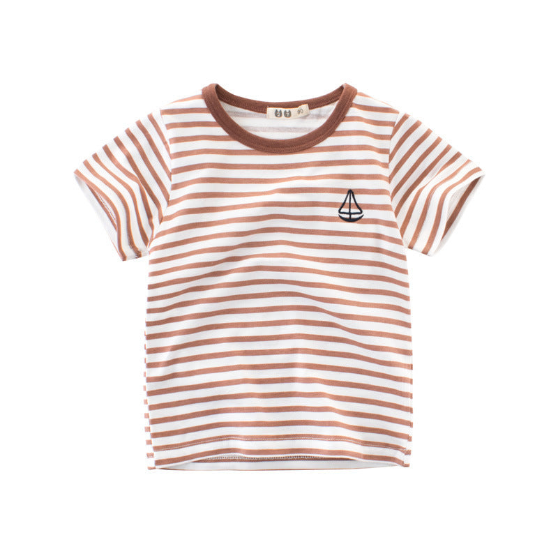 Boys’ Cotton Kids Striped T-Shirt