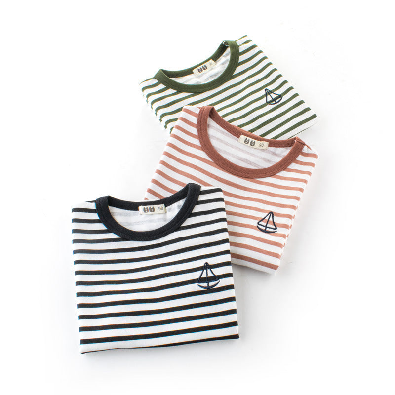Boys’ Cotton Kids Striped T-Shirt